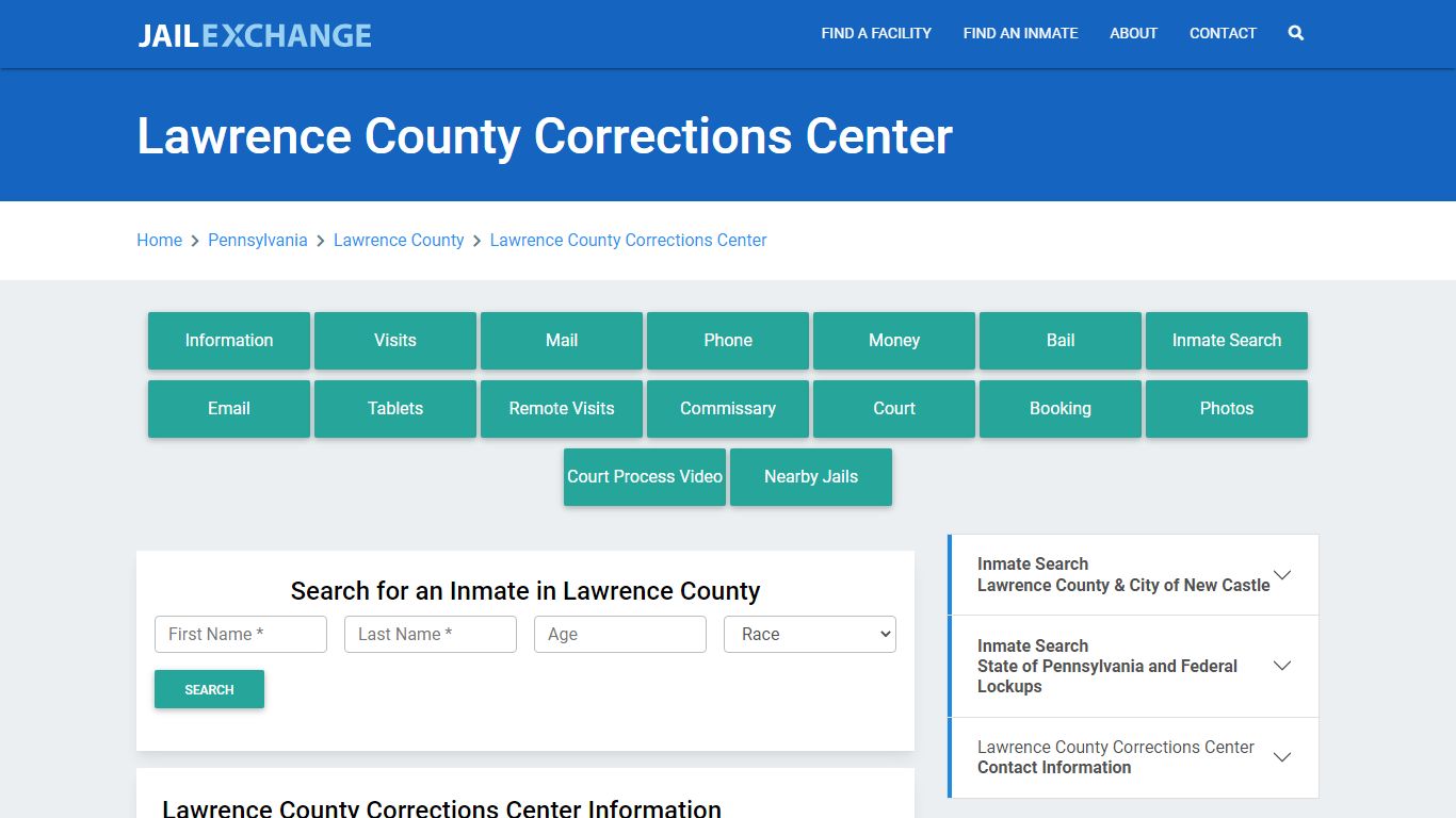 Lawrence County Corrections Center - Jail Exchange